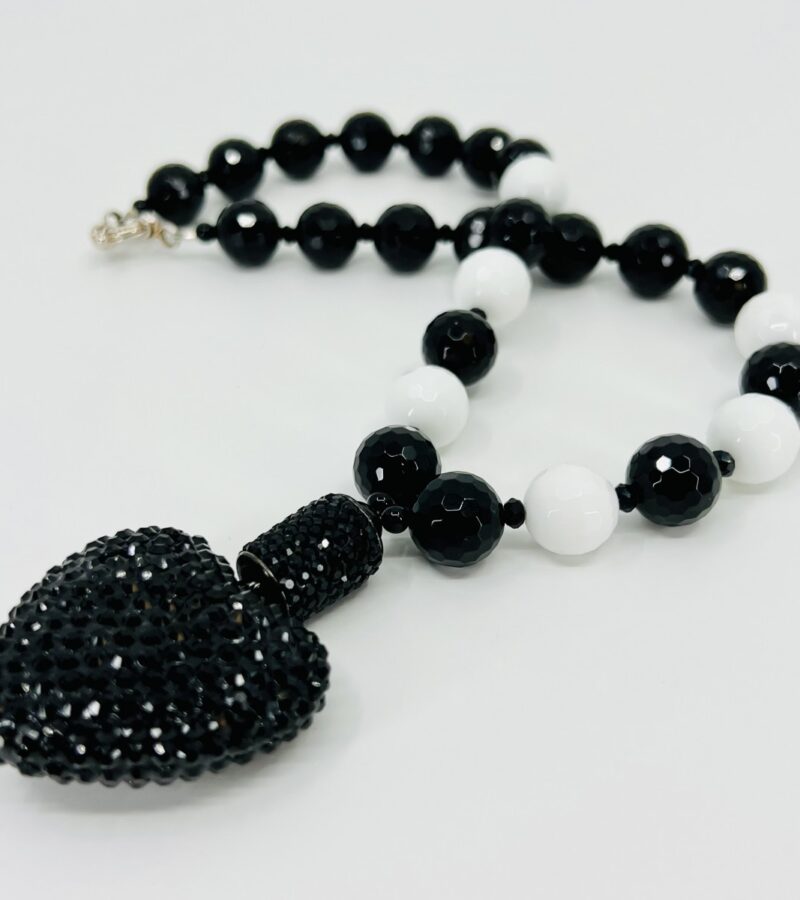 black&white heart
