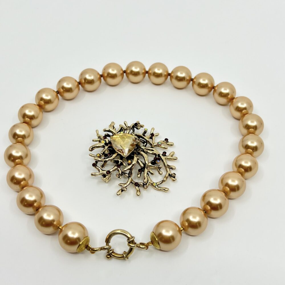 champagne necklace champagne necklace