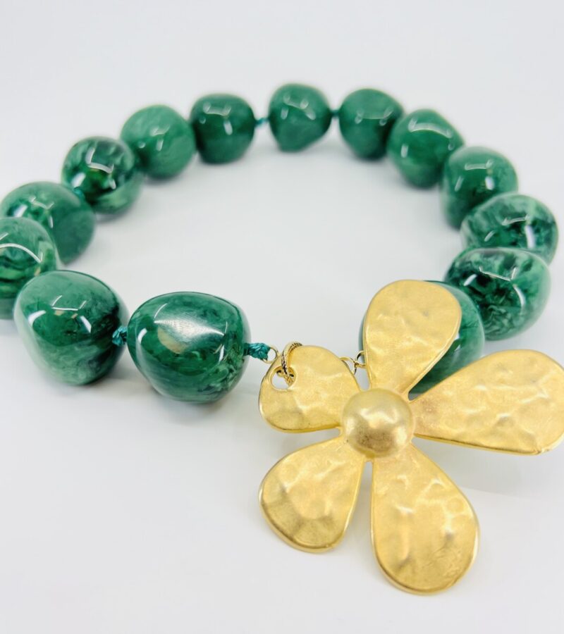 green flower