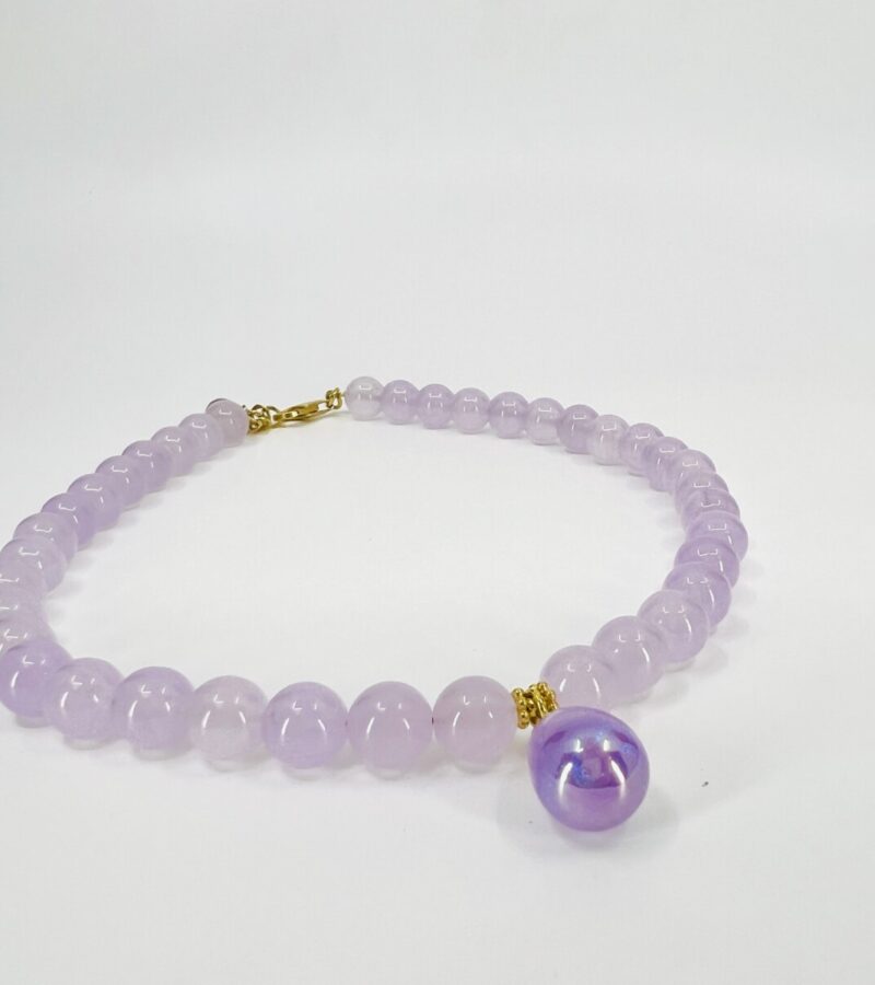 soft purple necklace