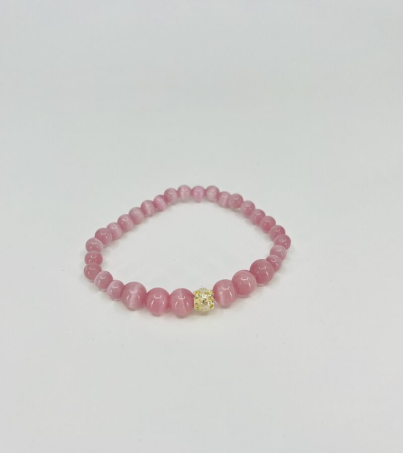 pink heart bracelet