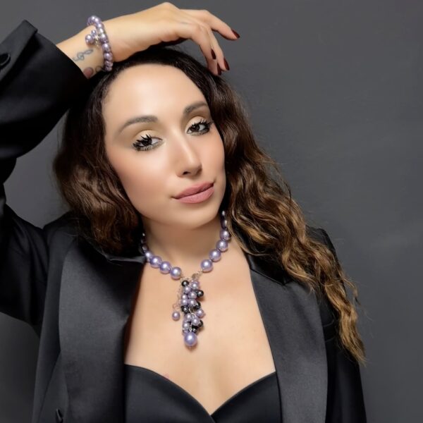 Náhrdelník Purple world