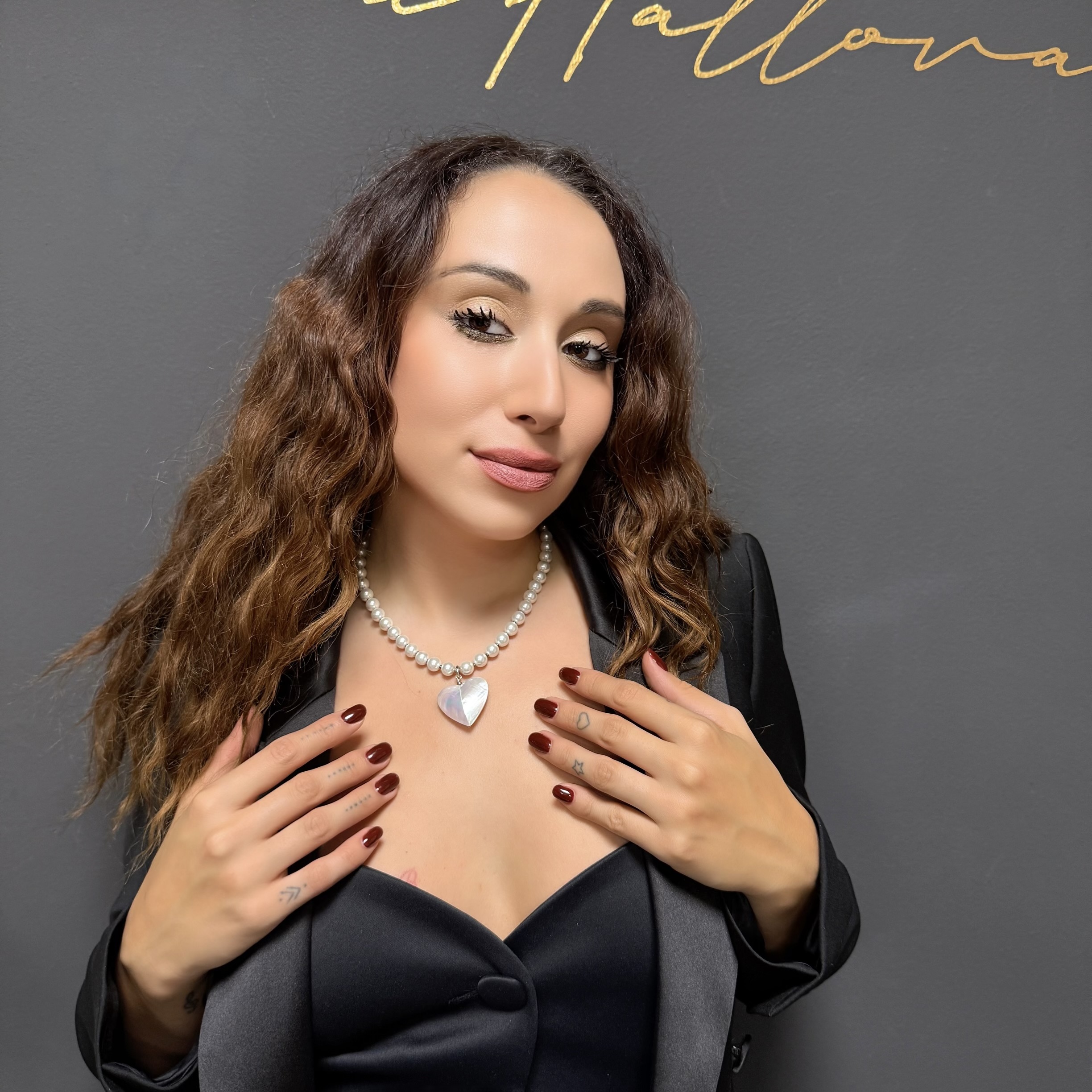 Náhrdelník Pearl heart