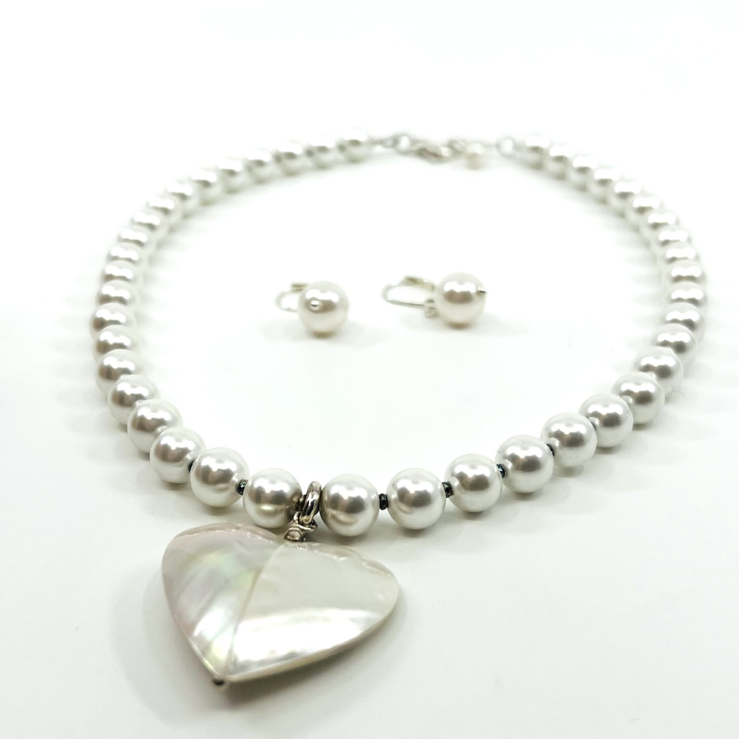 Náhrdelník Pearl heart