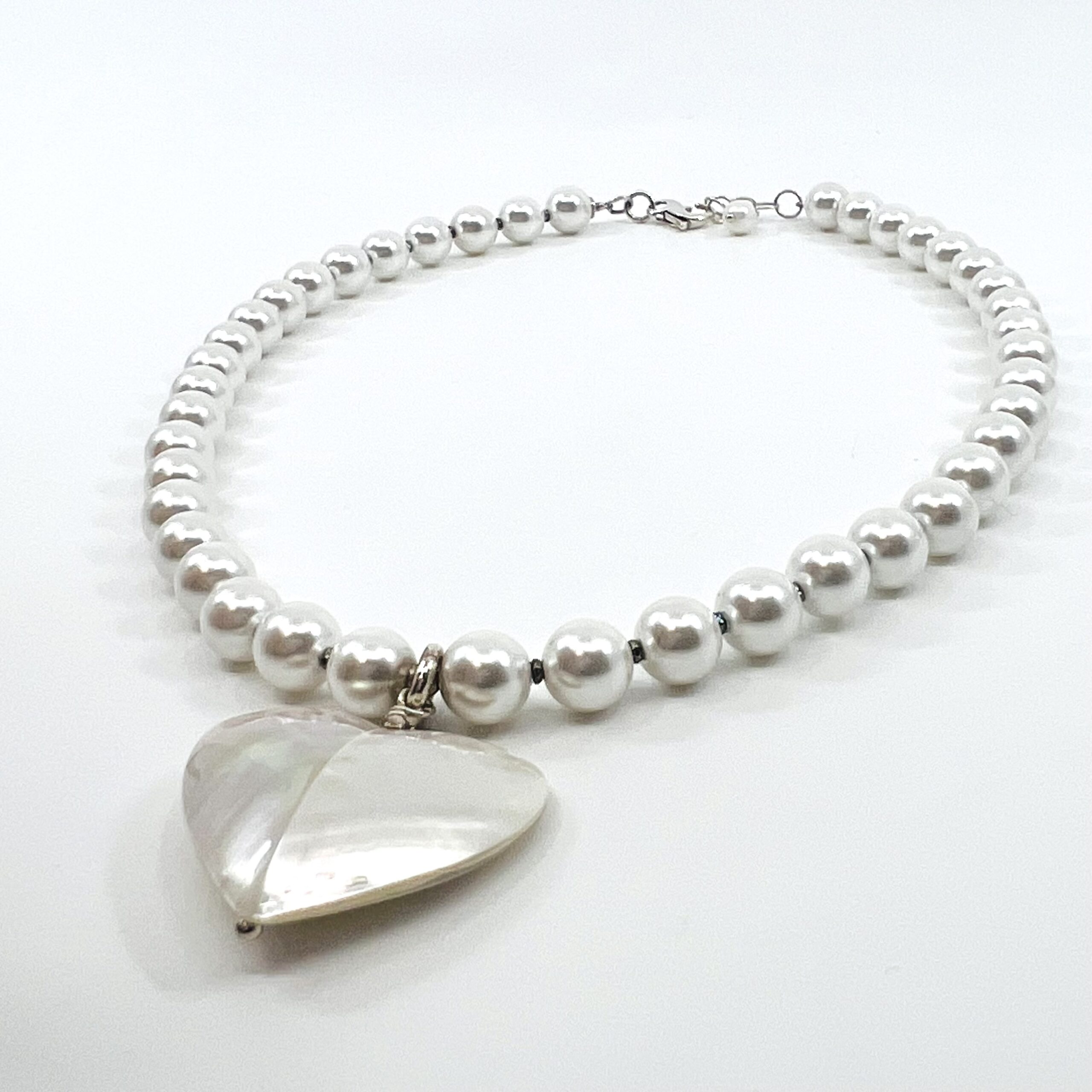 Náhrdelník Pearl heart